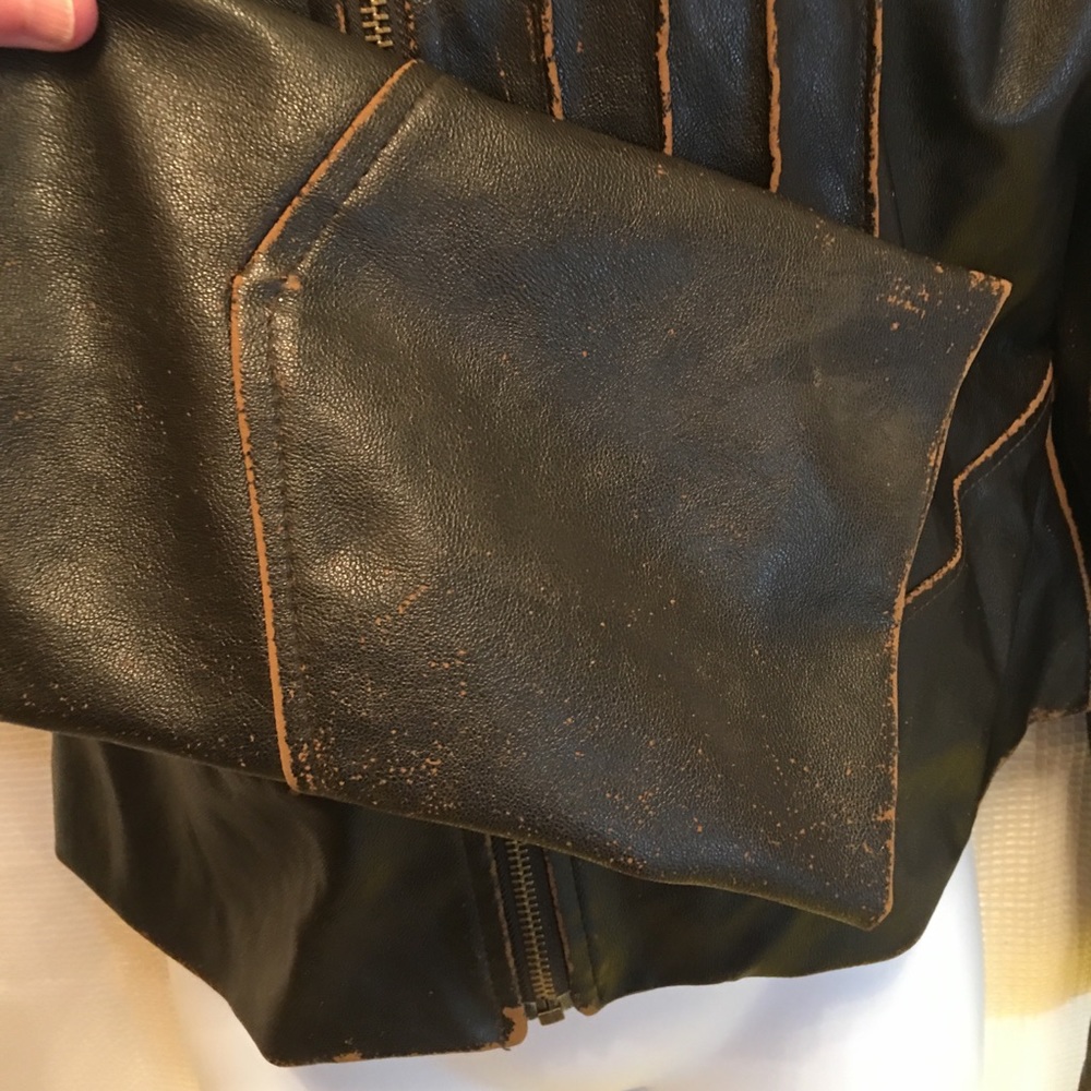 Jou Jou womans large faux leather jacket - Picture 4 of 8